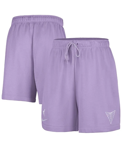 Nike Women's Violet Golden State Valkyries 6" Fleece Performance Shorts