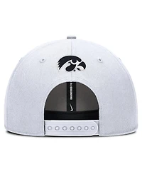 Nike Men's White Iowa Hawkeyes Rise Practice Adjustable Hat