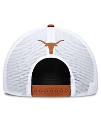 Nike Men's Texas Orange/White Texas Longhorns 2025 On-Field Rise Patch Trucker Adjustable Hat