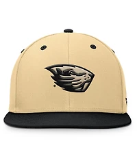 Fanatics Men's Gold/Black Oregon State Beavers Balance Fitted Hat