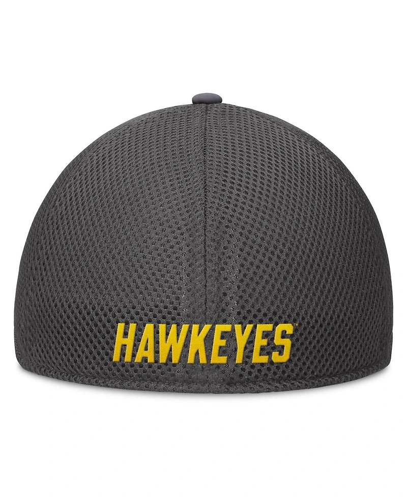 Fanatics Men's Gray Iowa Hawkeyes Clincher Flex Hat