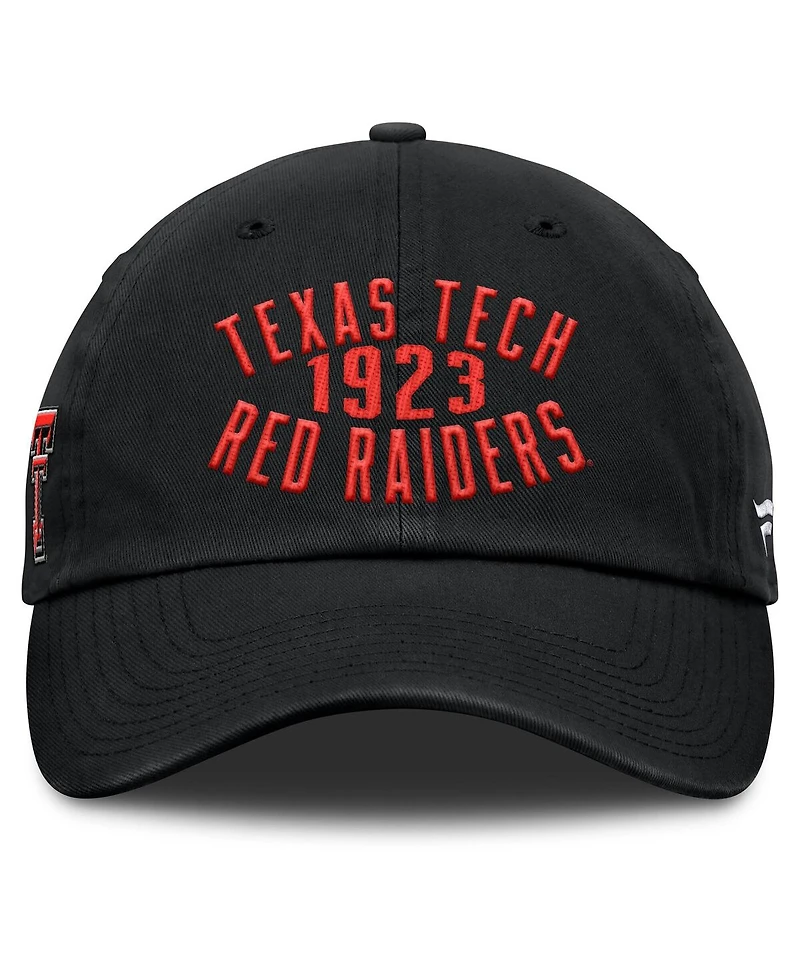 Fanatics Men's Black Texas Tech Red Raiders Archer Adjustable Hat