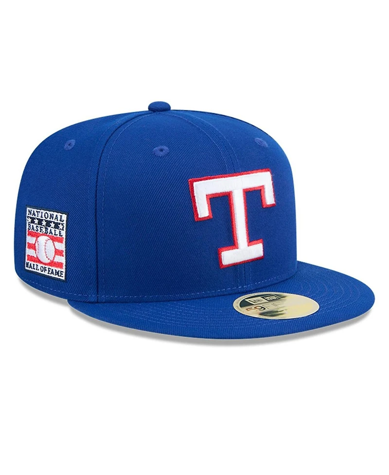 New Era Men's Royal Texas Rangers Baseball Hall of Fame 59FIFTY Fitted Hat