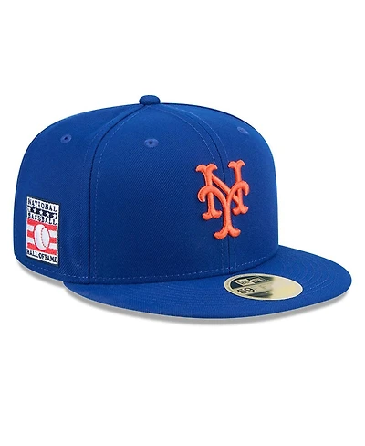 New Era Men's Royal York Mets Baseball Hall of Fame 59FIFTY Fitted Hat
