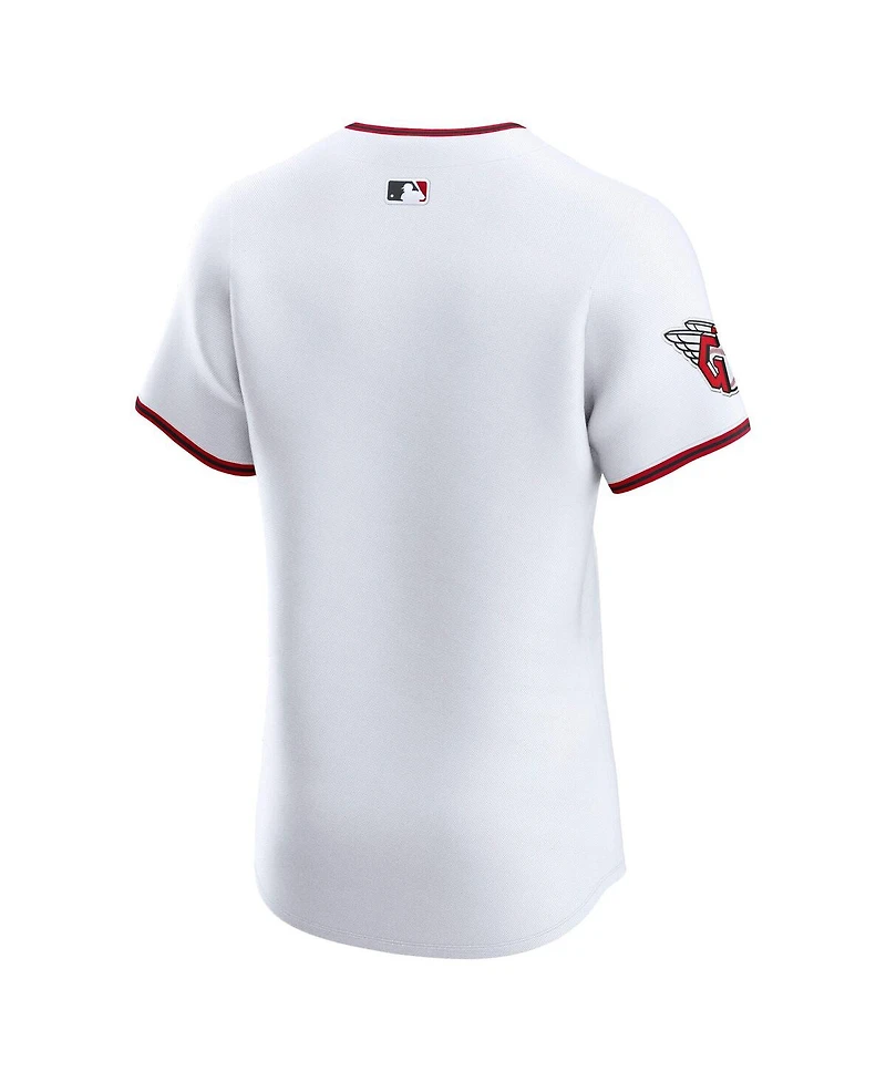 Nike Men's White Cleveland Guardians Home Elite Jersey