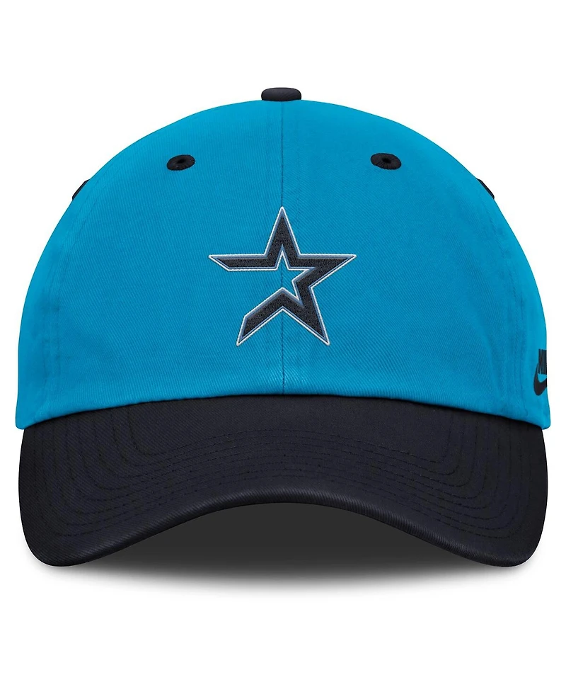 Nike Men's Blue/Navy Houston Astros Neon 90s Club Adjustable Hat