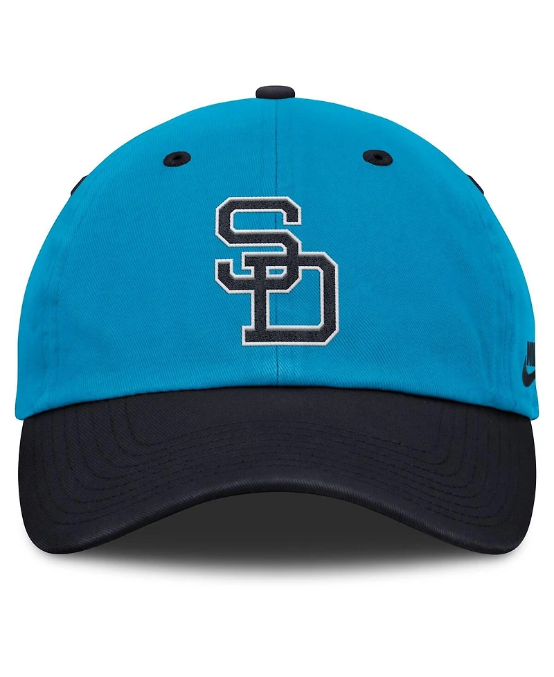Nike Men's Blue/Navy San Diego Padres Neon 90s Club Adjustable Hat