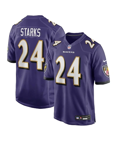 Nike Men's Malaki Starks Purple Baltimore Ravens 2025 Nfl Draft First Round Pick Game Jersey