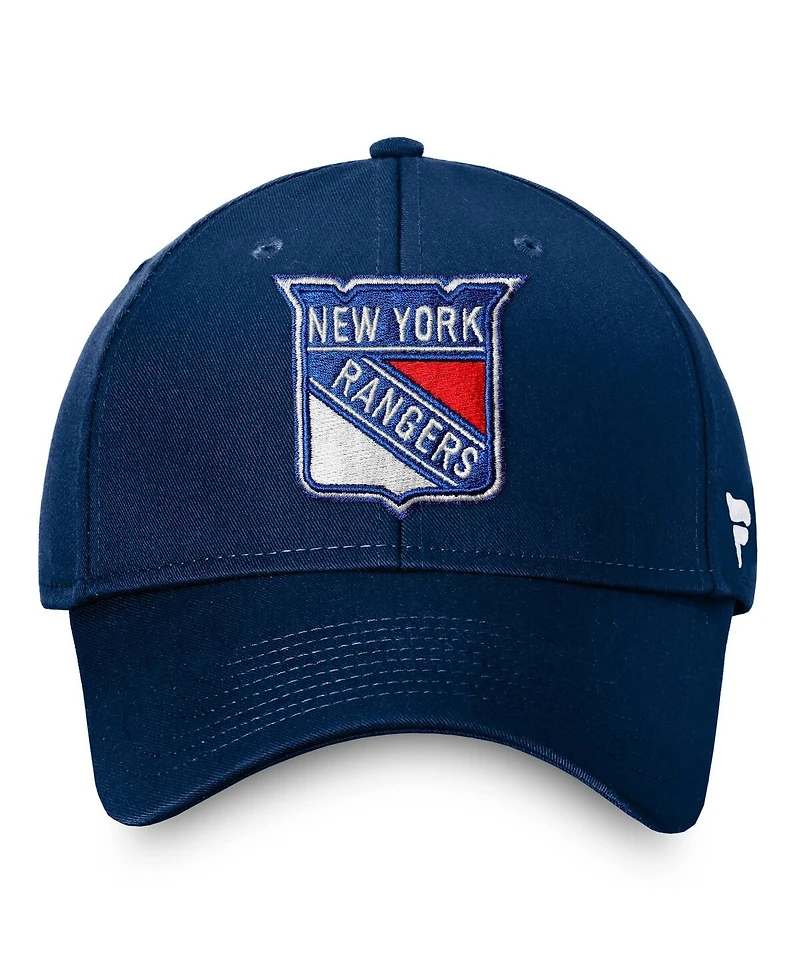Fanatics Men's Navy New York Rangers Core Adjustable Hat