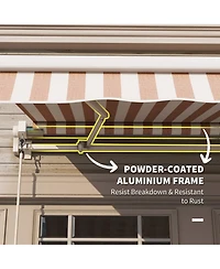 Outsunny Openable Outside Sun Shade for Window/Door to uce Heat in Your Home