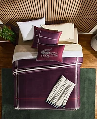Lacoste Home Playful Checks Cotton 2-Pc.Comforter Set, Twin