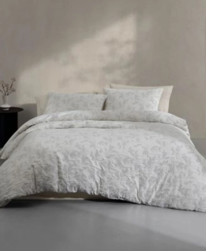 Calvin Klein Cascade Cotton Yarn Dyed Duvet Cover Set