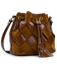 Patricia Nash Bellona Small Leather Drawstring Bag