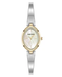 Anne Klein Women's Quartz Two-Tone Metal Alloy Bangle Watch, 18mm