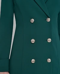 Karl Lagerfeld Paris Women's Chiffon-Hem Blazer Dress