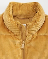 Mode of One Men's Relaxed-Fit Corduroy Puffer Vest, Macy's Exclusive