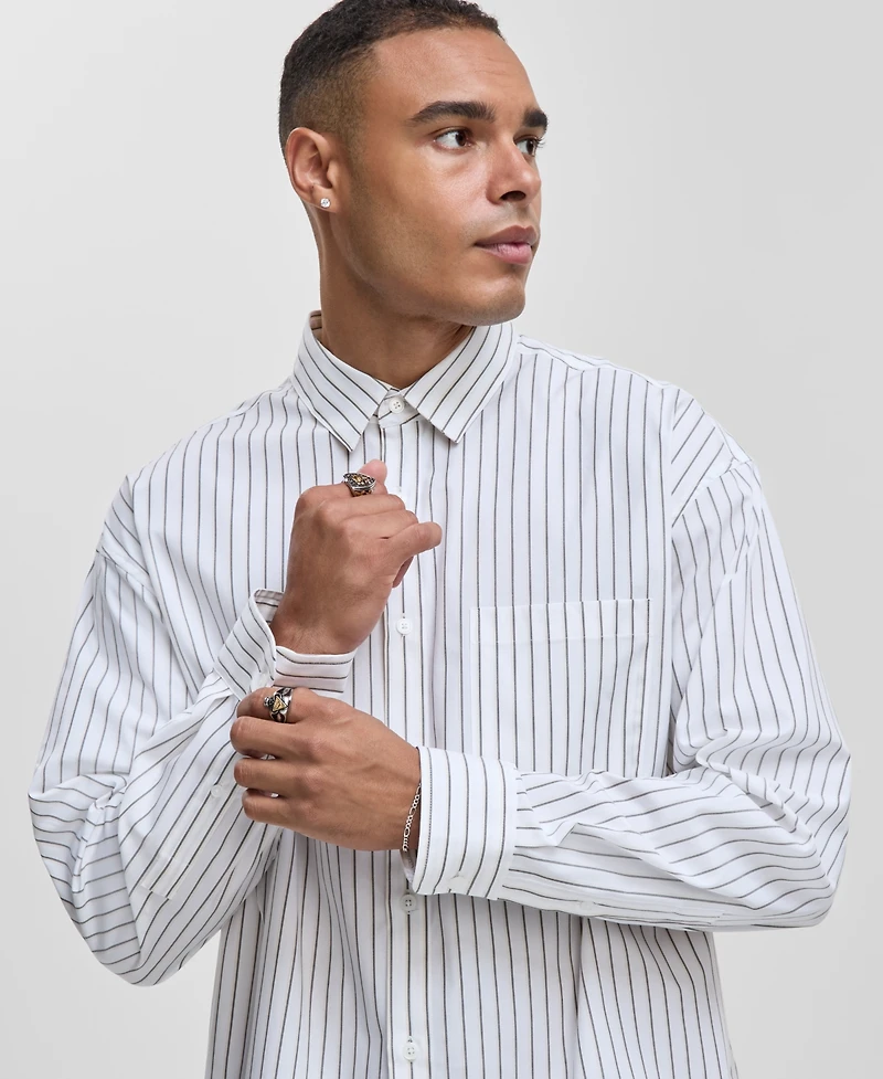 Mode of One Men's Chance Relaxed-Fit Shirt, Macy's Exclusive