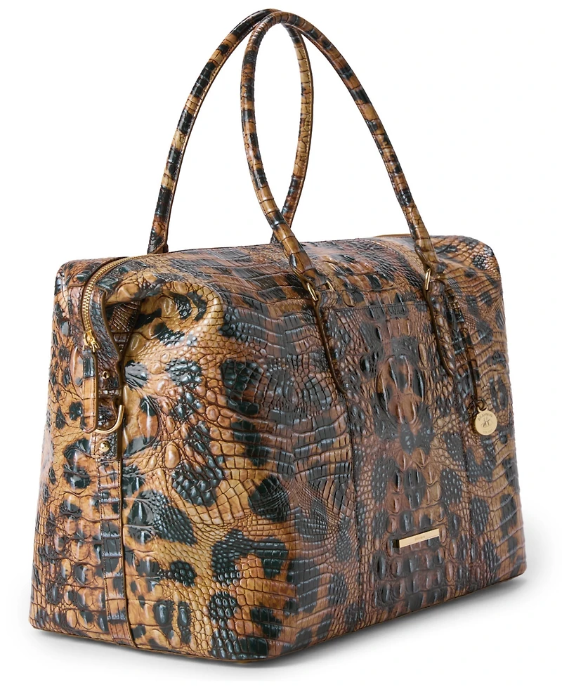 Brahmin Duxbury Weekender Melbourne Leather Extra-Large Travel Duffel Bag