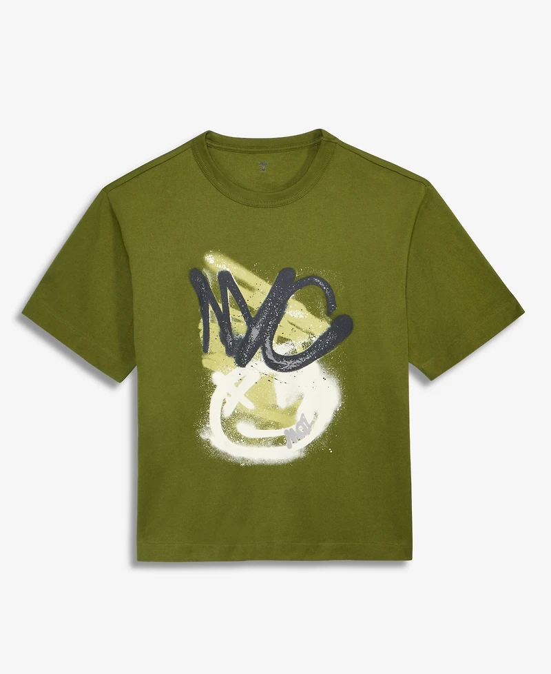 Mode of One Men's Relaxed-Fit Graffiti Graphic T-Shirt, Macy's Exclusive