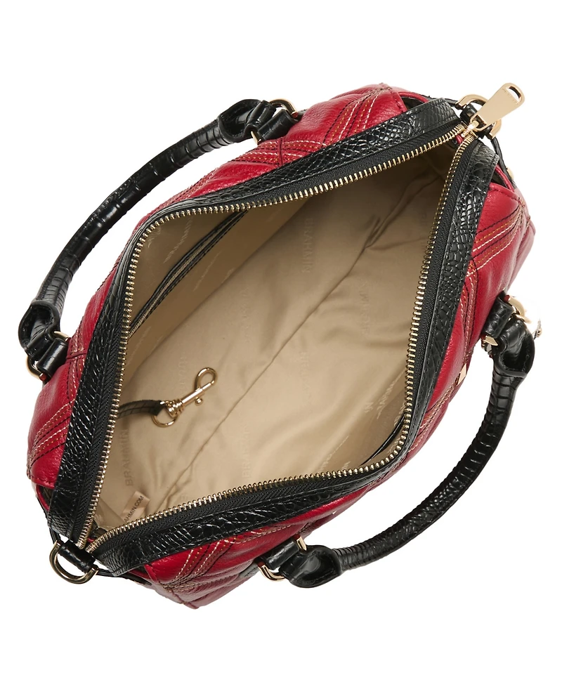 Brahmin Micaela Medium Leather Satchel