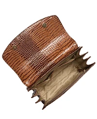 Brahmin Hallie Leather Satchel