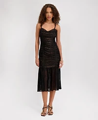Siena Women's Lace Sleeveless Midi Dress