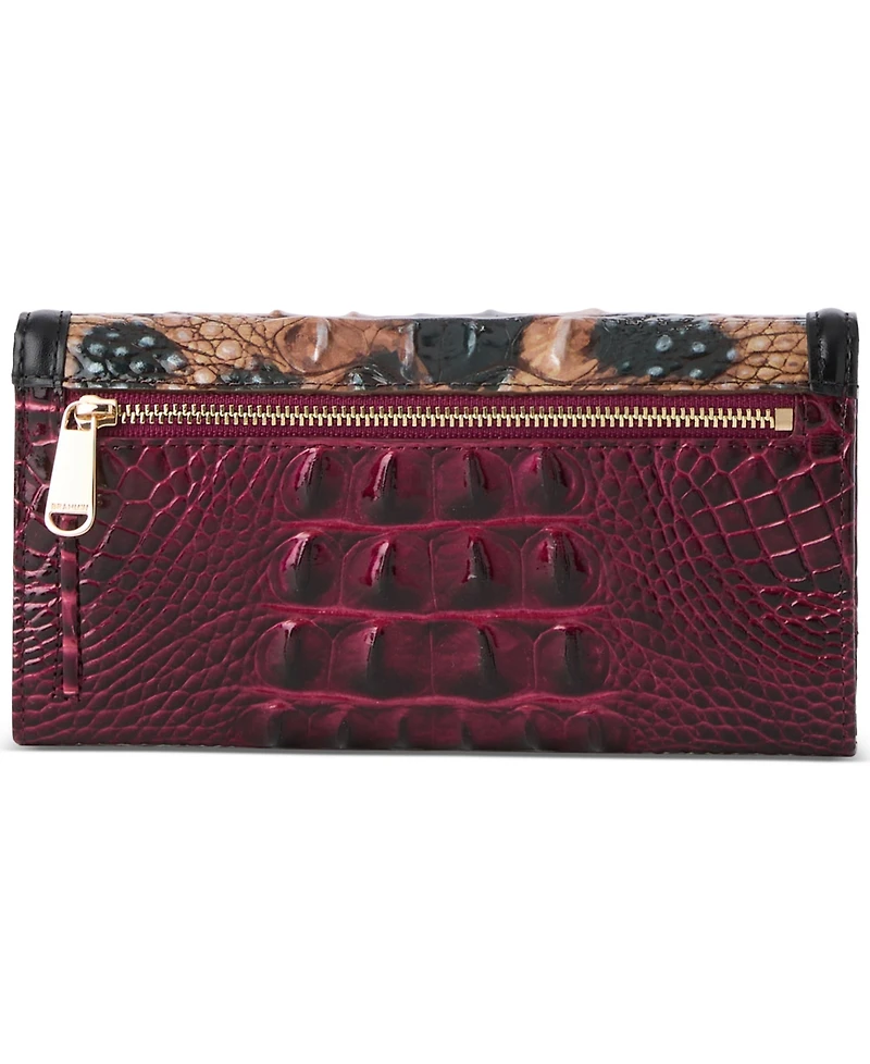 Brahmin Cordelia Cherry Lacquer Towers Wallet