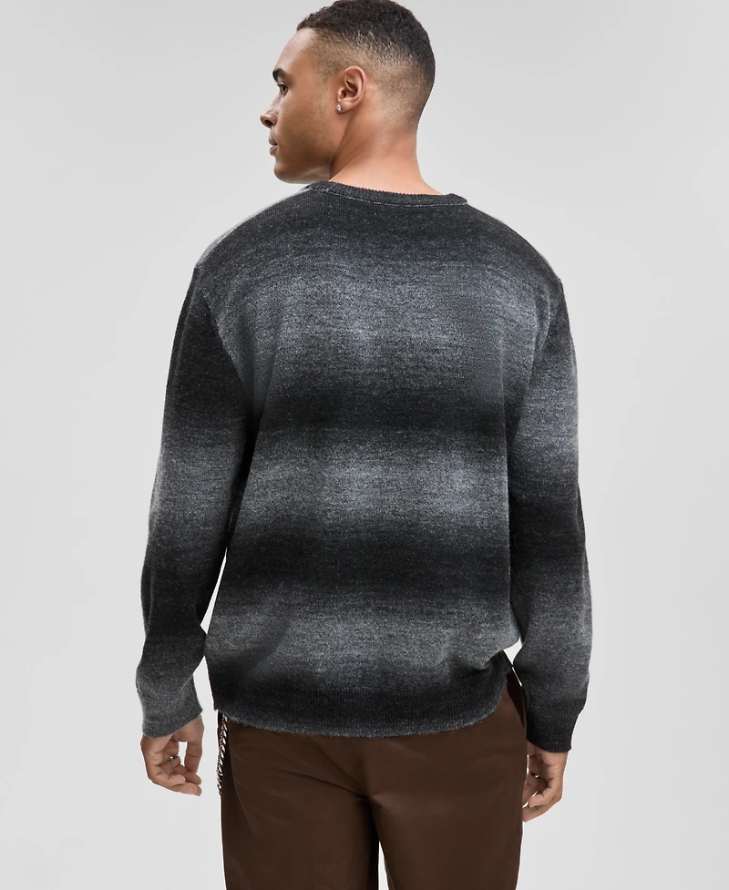 Mode of One Men's Relaxed-Fit Ombre Crewneck Sweater, Macy's Exclusive