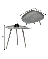 Convenience Concepts 19" Bali Metal End Table