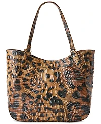 Brahmin Aliza Impression Melbourne Leather Tote