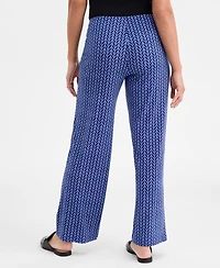 Jm Collection Women's Printed Knit Pull-On Pants, Macy's Exclusive