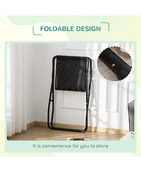 PawHut Cooling Elevated Dog Bed Foldable Portable Pet Cot W/ Breathable Fabric