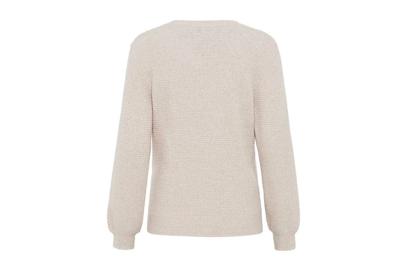 Olsen Women's Waffle Knit Pullover