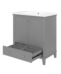 Streamdale Furniture 30" Bathroom Vanity with Sink Combo