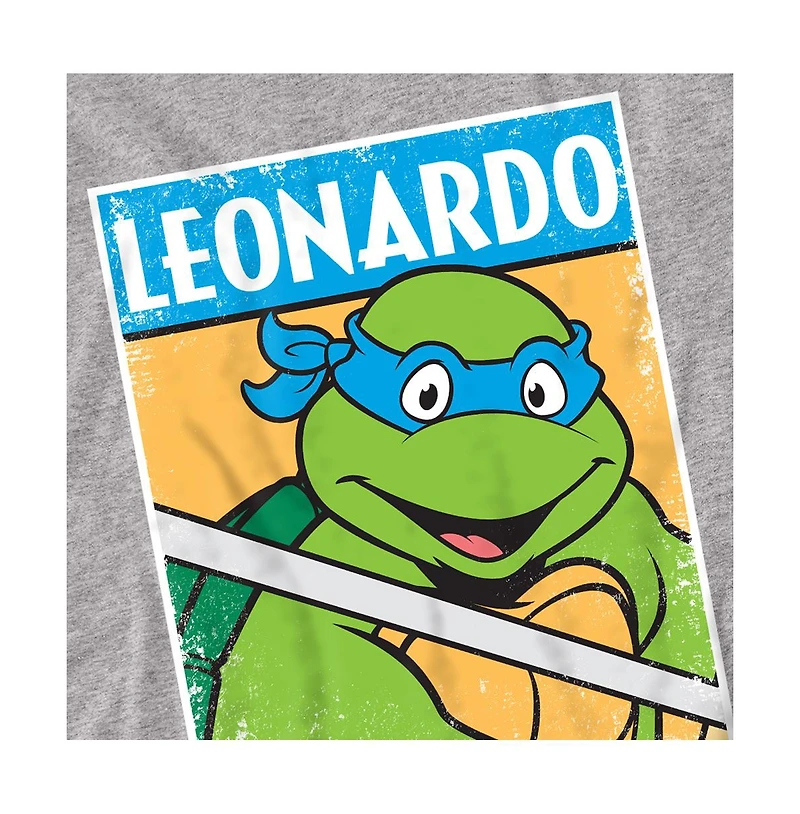 Logovision Big & Tall Tmnt Leo T-Shirt