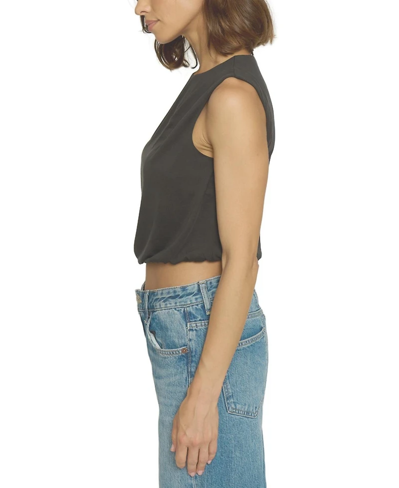 Central Park West Women's Cupro Pleated Tank Top