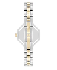 Anne Klein Women's Quartz Unique Octagonal Two-Tone Metal Alloy Watch, 26mm
