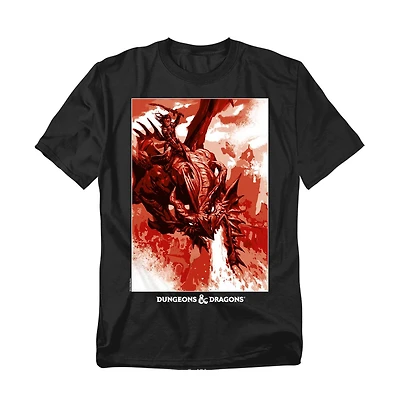 Logovision Big & Tall Dungeons Dragons Dragon Rider Fire Blast T-Shirt