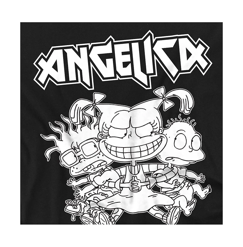 Logovision Men's Rugrats Angelica Pickles Rocks T-Shirt