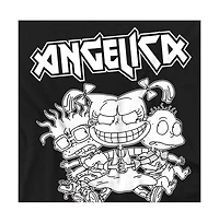 Logovision Men's Rugrats Angelica Pickles Rocks T-Shirt