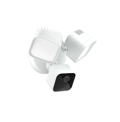 Blink Outdoor Floodlight Wired 1080p Security Camera with Motion Detection, Siren - White