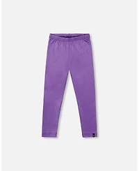Deux par Girl Shiny Stretch Leggings Purple