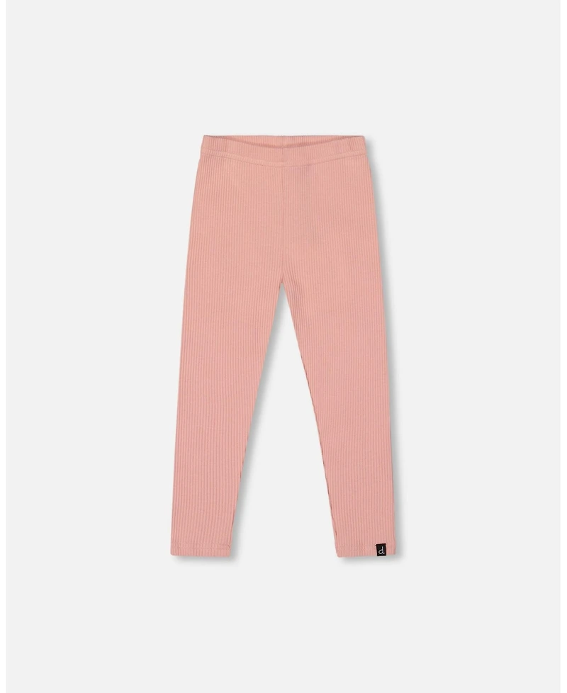 Deux par Girl Ribbed Leggings Pink - Toddler|Child