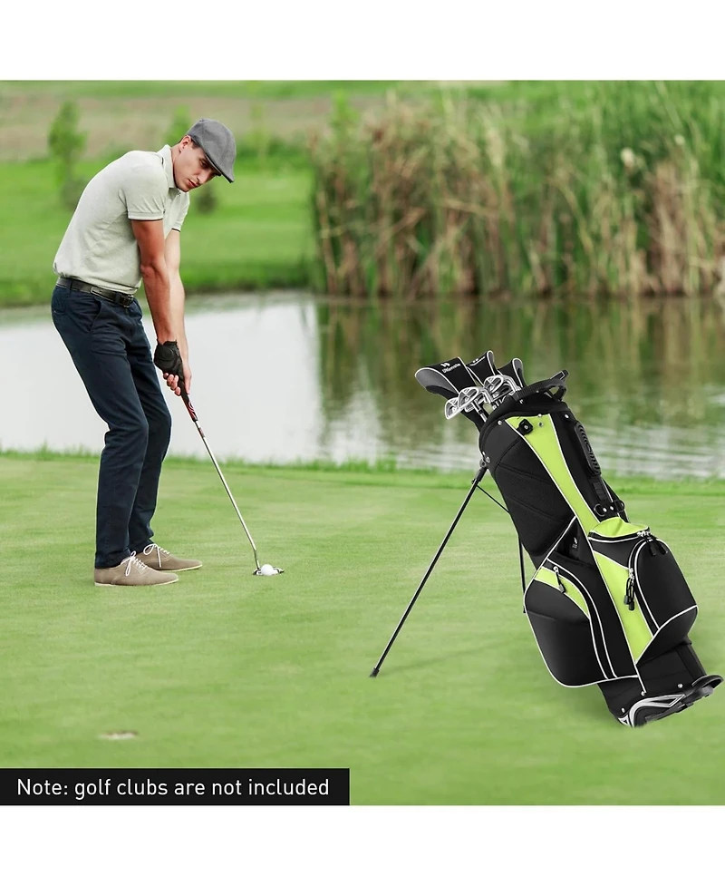 Mecale Golf Stand Bag Lightweight and Portable Golf Cart Bag with Shoulder Strap