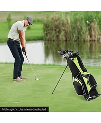 Mecale Golf Stand Bag Lightweight and Portable Golf Cart Bag with Shoulder Strap