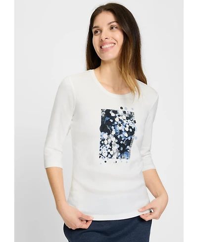 Olsen Women's Placement Print T-Shirt