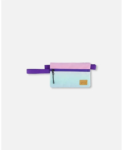 Deux par Deux Girl Double Pencil Case Purple Gradient - Toddler|Child