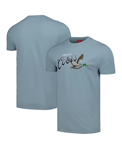 American Needle Men's and Women's Blue Coors Logo T-Shirt