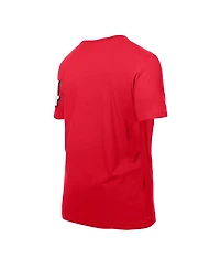 New Era Men's Elly De La Cruz Red Cincinnati Reds Design Lab Name Number T-Shirt