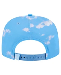 New Era Men's Light Blue Golden State Warriors Head in the Clouds Golfer Rope Adjustable Hat